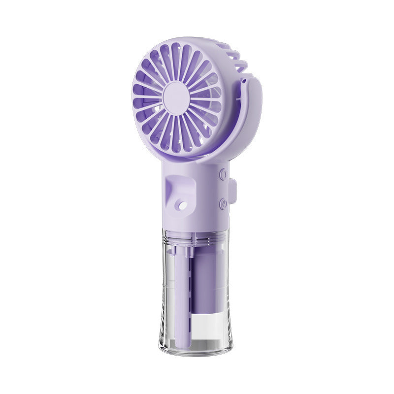 Portable Handheld Spray Fan 4-Speed Water Spray Mist Fan Summer Cooling Artifact USB Charging Summer Supplies Outdoor Mini Fan ™
