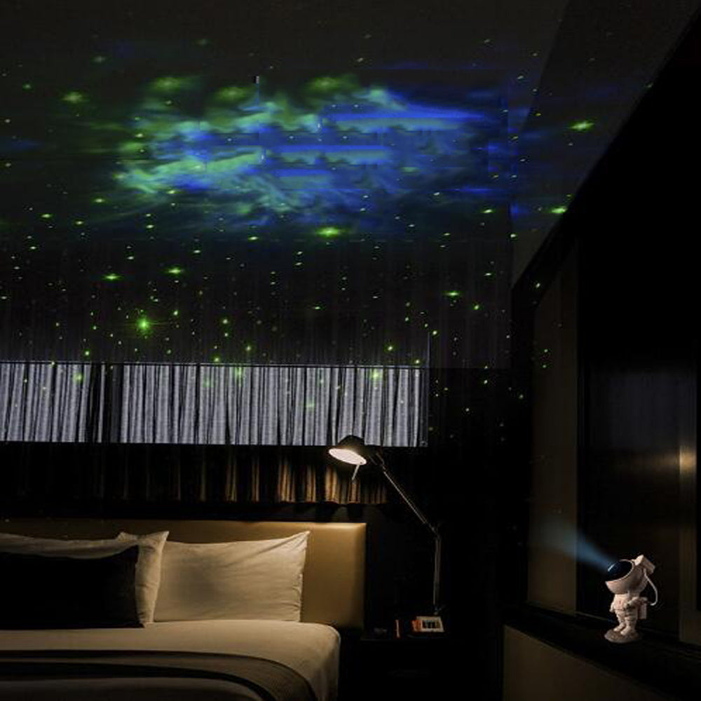 Creative Astronaut Galaxy Starry Sky Projector Nightlight USB Atmospher Bedroom Table Lamp™