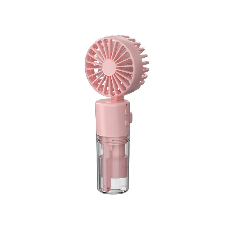 Portable Handheld Spray Fan 4-Speed Water Spray Mist Fan Summer Cooling Artifact USB Charging Summer Supplies Outdoor Mini Fan ™
