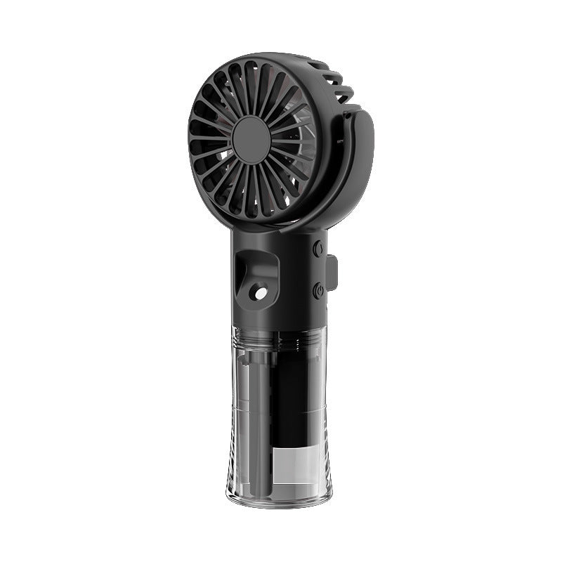 Portable Handheld Spray Fan 4-Speed Water Spray Mist Fan Summer Cooling Artifact USB Charging Summer Supplies Outdoor Mini Fan ™